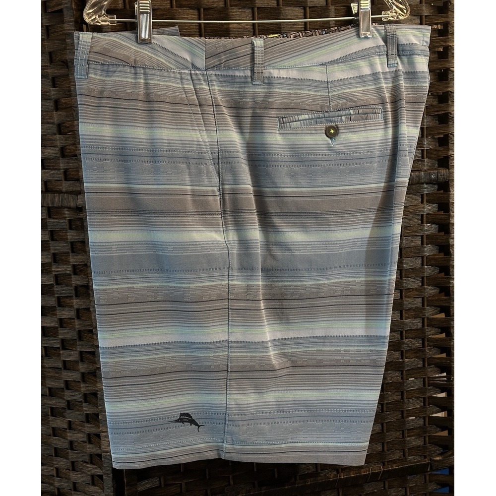 Tommy Bahama Mens Plaid Polyester Shorts 42 Island Active Lightweight - Picture 3 of 7